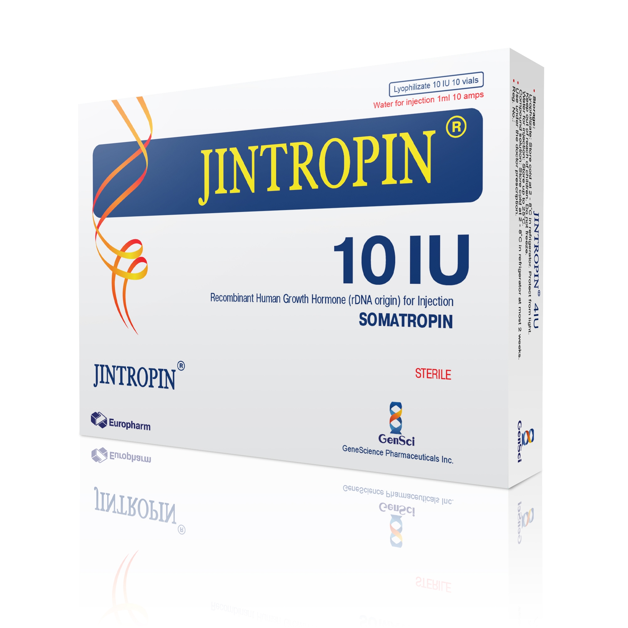 jintropin somatropine GenSci (China) Jintropin 10 IU (HGH)