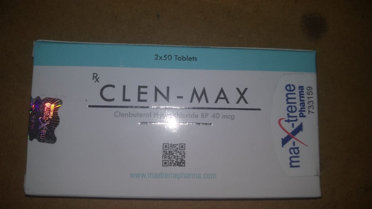 Clen-max clenbuterol 40 mcg Clen-Max (Clenbuterol HCl) 40mcg